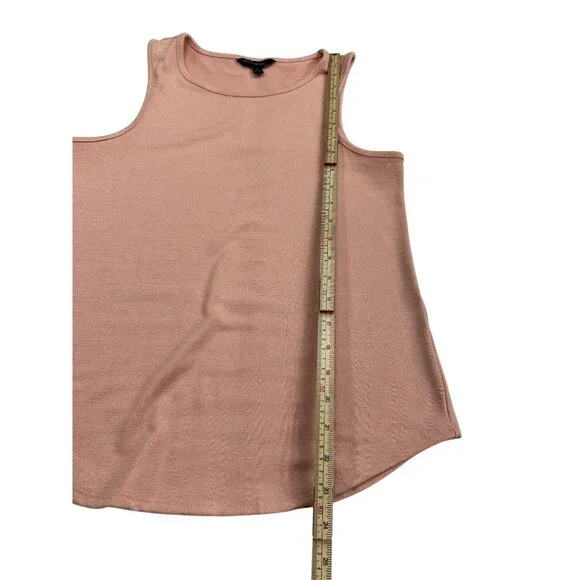 Banana Republic Womens Sleeveless Tank Top Blush Pink Polyester Blend Size S - Picture 5 of 8